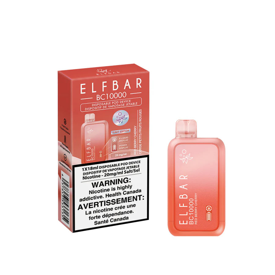 ELFBAR BC10000 Red Berry Cherry Disposable Vape Device