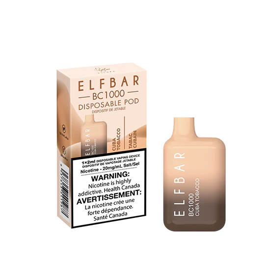 ELFBAR BC1000 Cuba Tobacco Disposable Pod Device