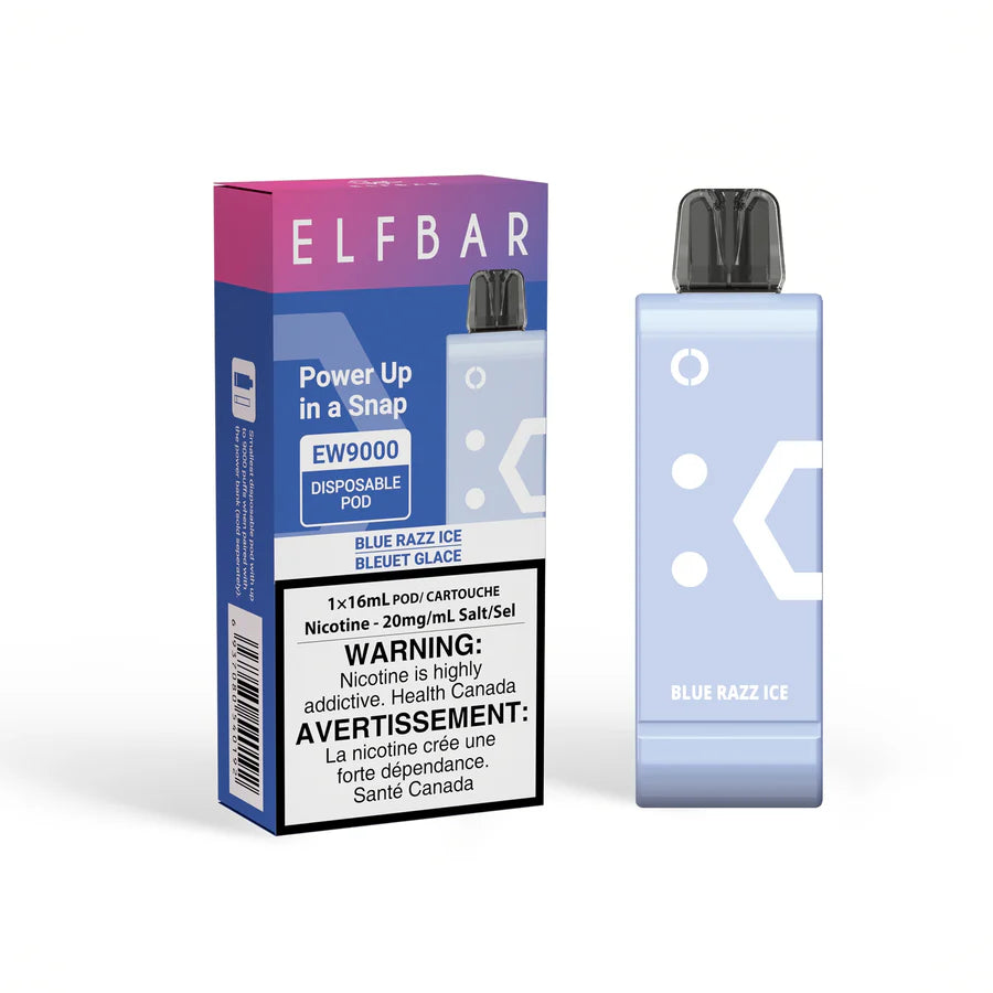 ELFBAR EW9000 Blue Razz Ice Disposable Pod Device