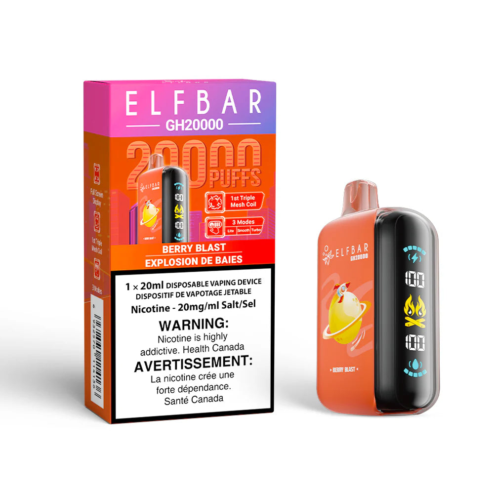 ELFBAR GH20000 Berry Blast Disposable Vape Device