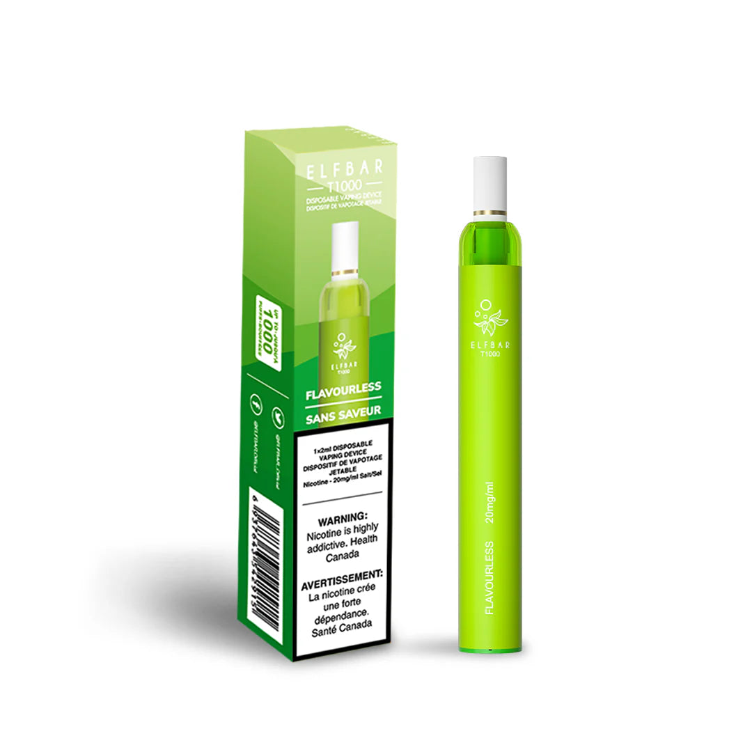 ELFBAR T1000 Flavourless Disposable Vape Device