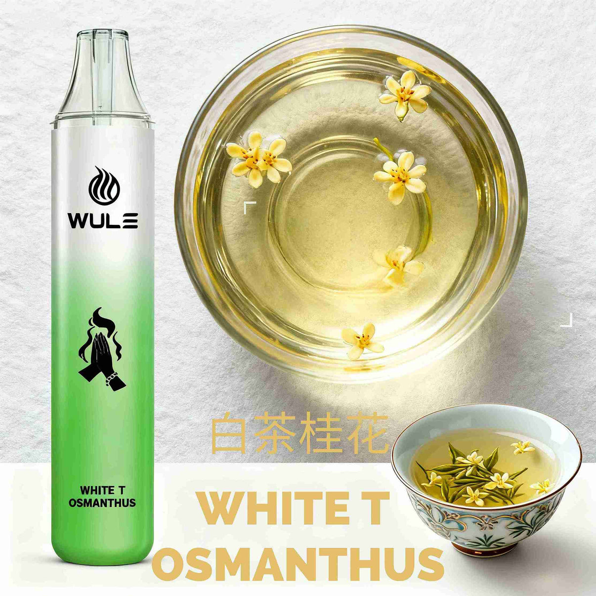 WULE Vape Gen 2 White Tea Osmanthus Disposable Vape Device